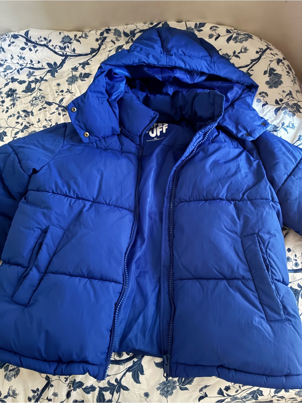 Garage Puffer Jacket - Blue